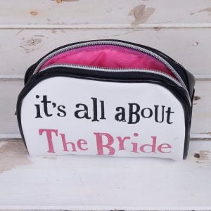 'All About The Bride' Make Up Bag - The Bright Side