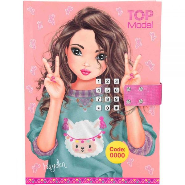 Top Model Lockable Secret Diary With Code 10297 - Depesche