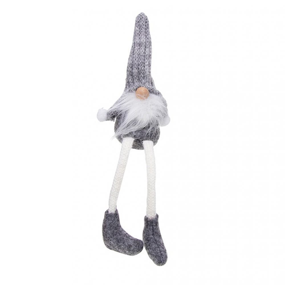 Mini Grey Dangly Leg Gonk Gnome - 16x6 cm - Design 24 Gifts