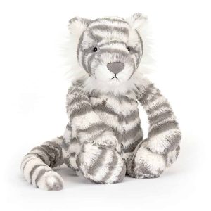 Jellycat Bashful Snow Tiger - Medium, 31x12cm