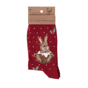 'Little Pudding' Rabbit Socks - Wrendale Designs