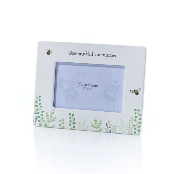 Bee-autiful Memories Floral Bee Ceramic Photo Frame 6x4'' - Lang