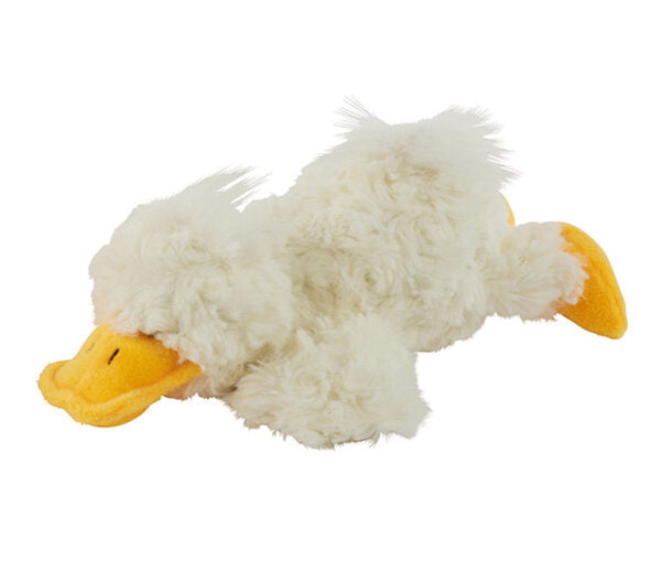 White Laying Duck Plush Cuddly Toy - Langs