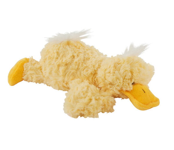 Yellow Laying Duck Plush Cuddly Toy - Langs