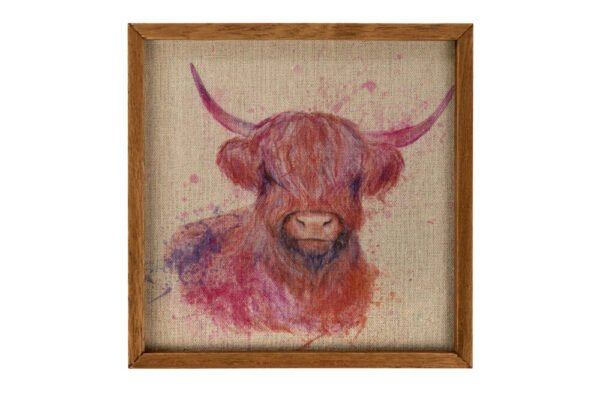 Highland Cow Framed Picture - Langs