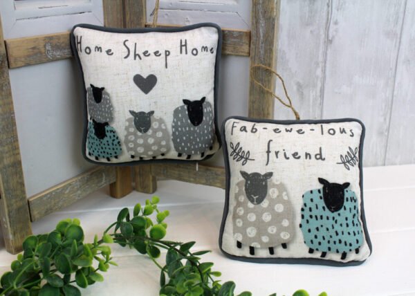 Home Sheep Home Mini Hanging Cushion - Langs