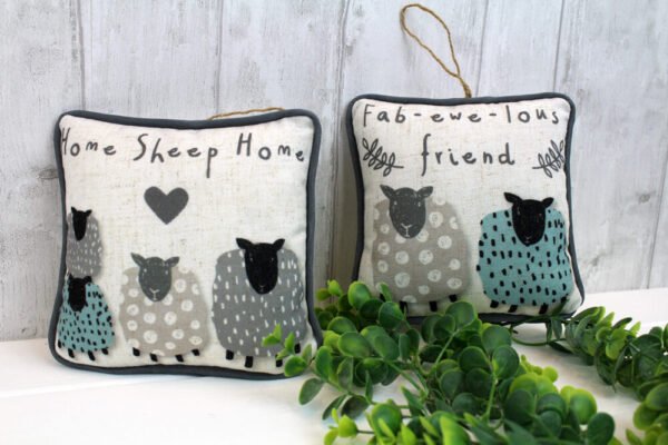 Home Sheep Home Mini Hanging Cushion - Langs