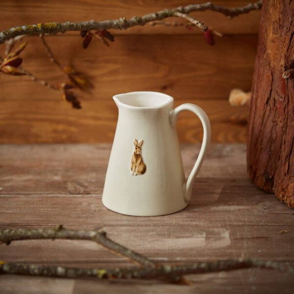 Stoneware Embossed Rabbit Jug - Langs