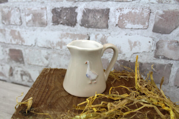 Stoneware Embossed Goose Mini Jug - Langs