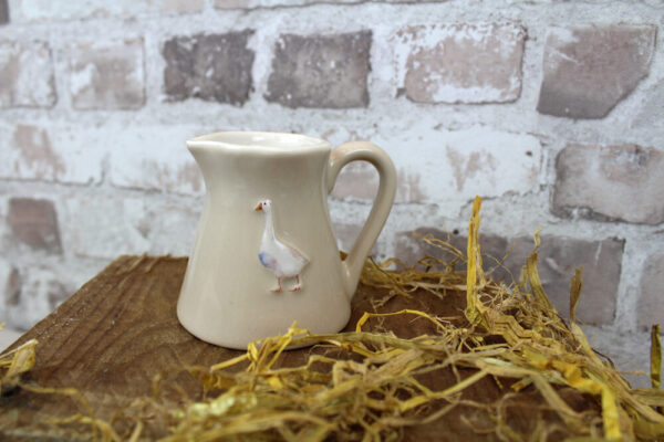 Stoneware Embossed Goose Mini Jug - Langs