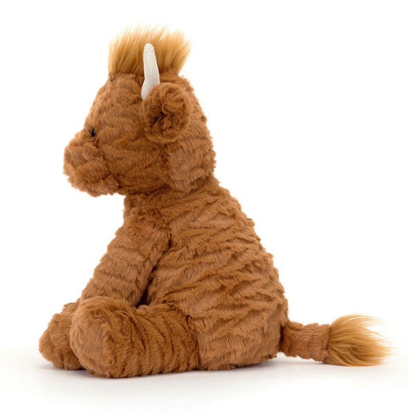 Jellycat Fuddlewuddle Highland Cow - Medium, 23x13x9cm