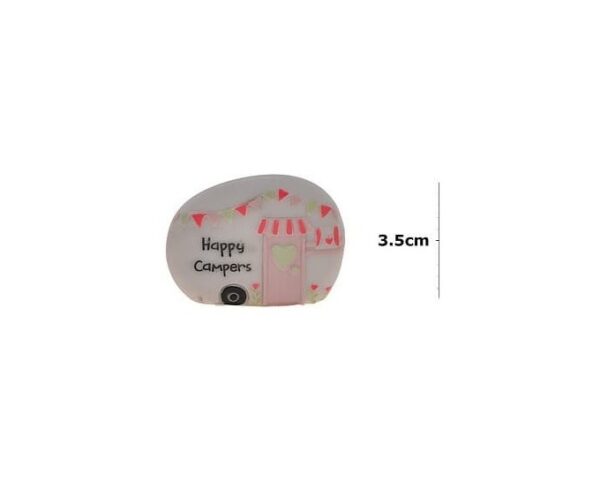 'Happy Campers' Caravan Pebble Token - Langs