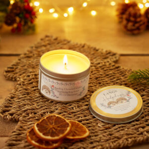 'Hedge Hugs' Hedgehog Frankincense and Myrrh Tinned Scented Candle