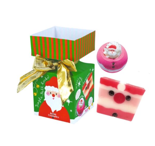 Santa 'Jingle Bell Rock' Mini Cracker Gift Pack - Bomb Cosmetics