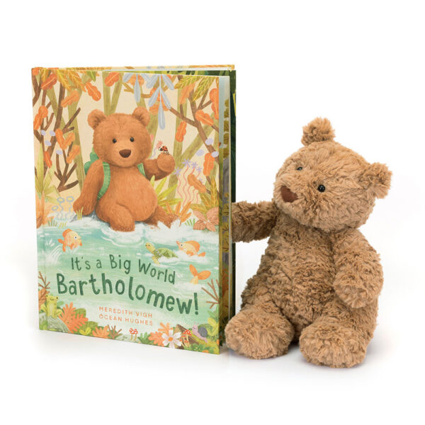 'It's A Big World’ Bartholomew Bear Story Book - Jellycat