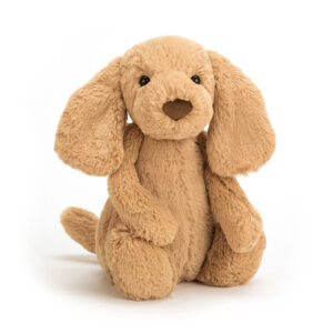 Jellycat Bashful Toffee Puppy - Medium, 31x12cmx9cm