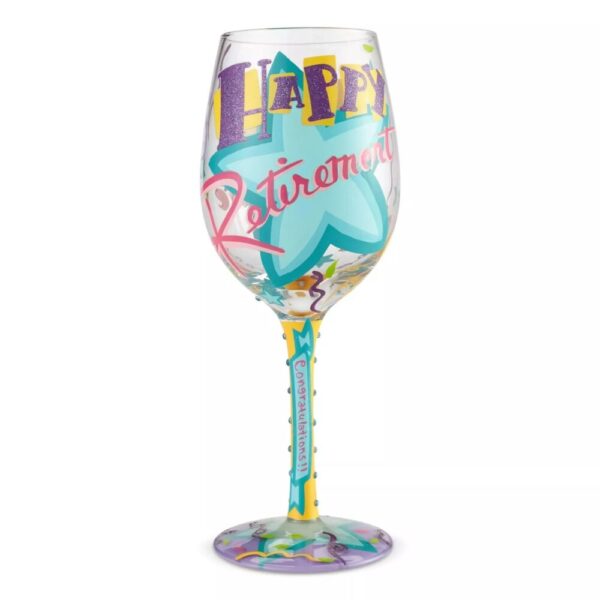 Lolita Happy Retirement Wine Glass