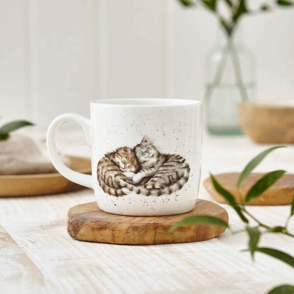 Feline Good Cat China Mug - Wrendale Designs