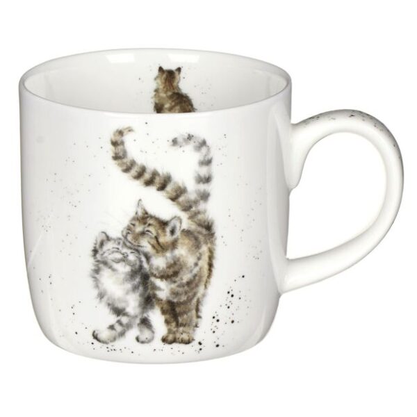 Feline Good Cat China Mug - Wrendale Designs