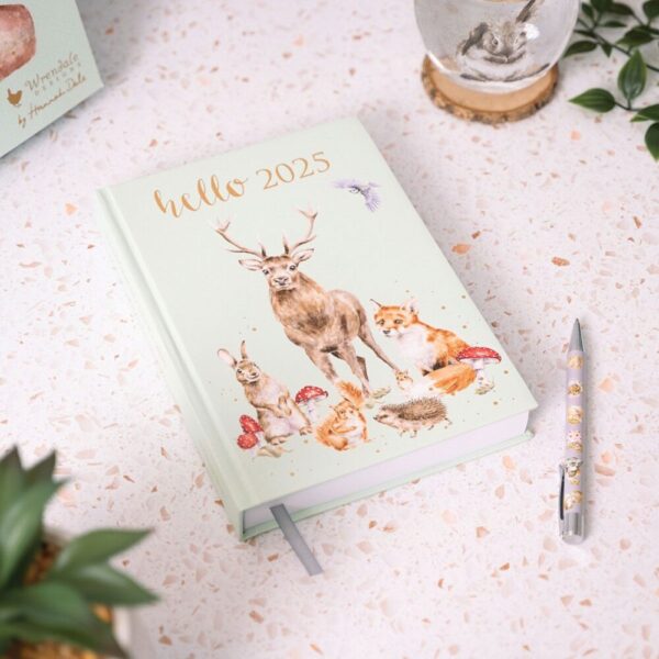 2025 Hardback Desk Diary - Wrendale Designs