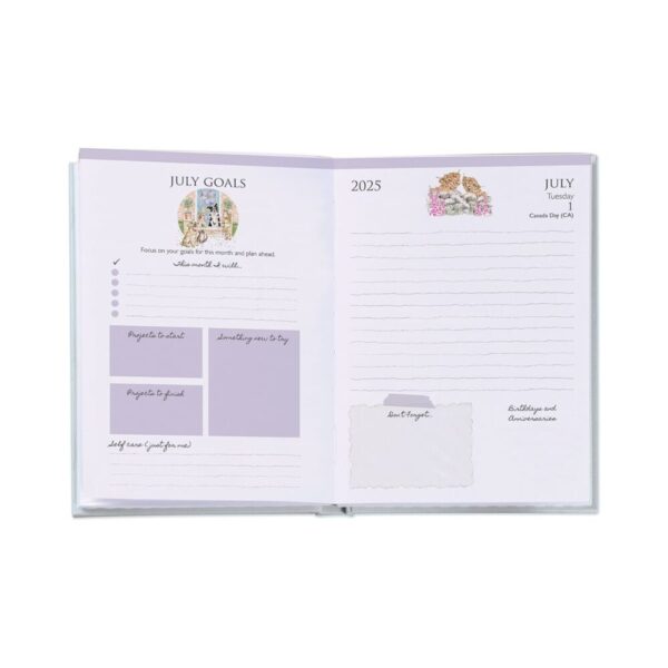 2025 Hardback Desk Diary - Wrendale Designs