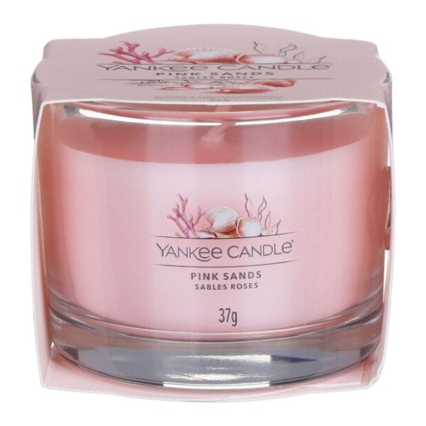 Yankee Candle Pink Sands Single Signature Filled Votive Candle Mini Jar