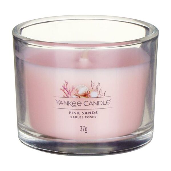 Yankee Candle Pink Sands Single Signature Filled Votive Candle Mini Jar