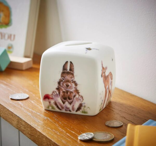 Wrendale Little Wren Baby Collection - Woodland Ceramic Money Box - Wrendale Designs