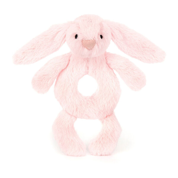 Jellycat Bashful Bunny Baby Pink Ring Rattle