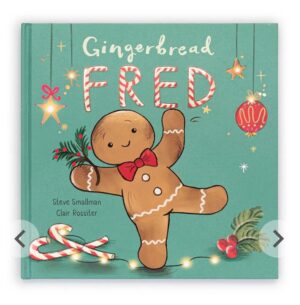 Gingerbread Fred Story Book - Jellycat