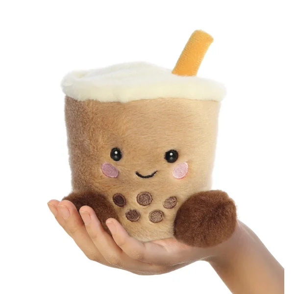 Palm Pals Milky Tea Boba Bubble Tea Soft Toy - Aurora World