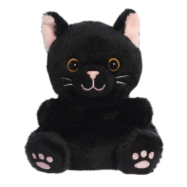 Palm Pals Twilight Black Cat Soft Toy - Aurora World